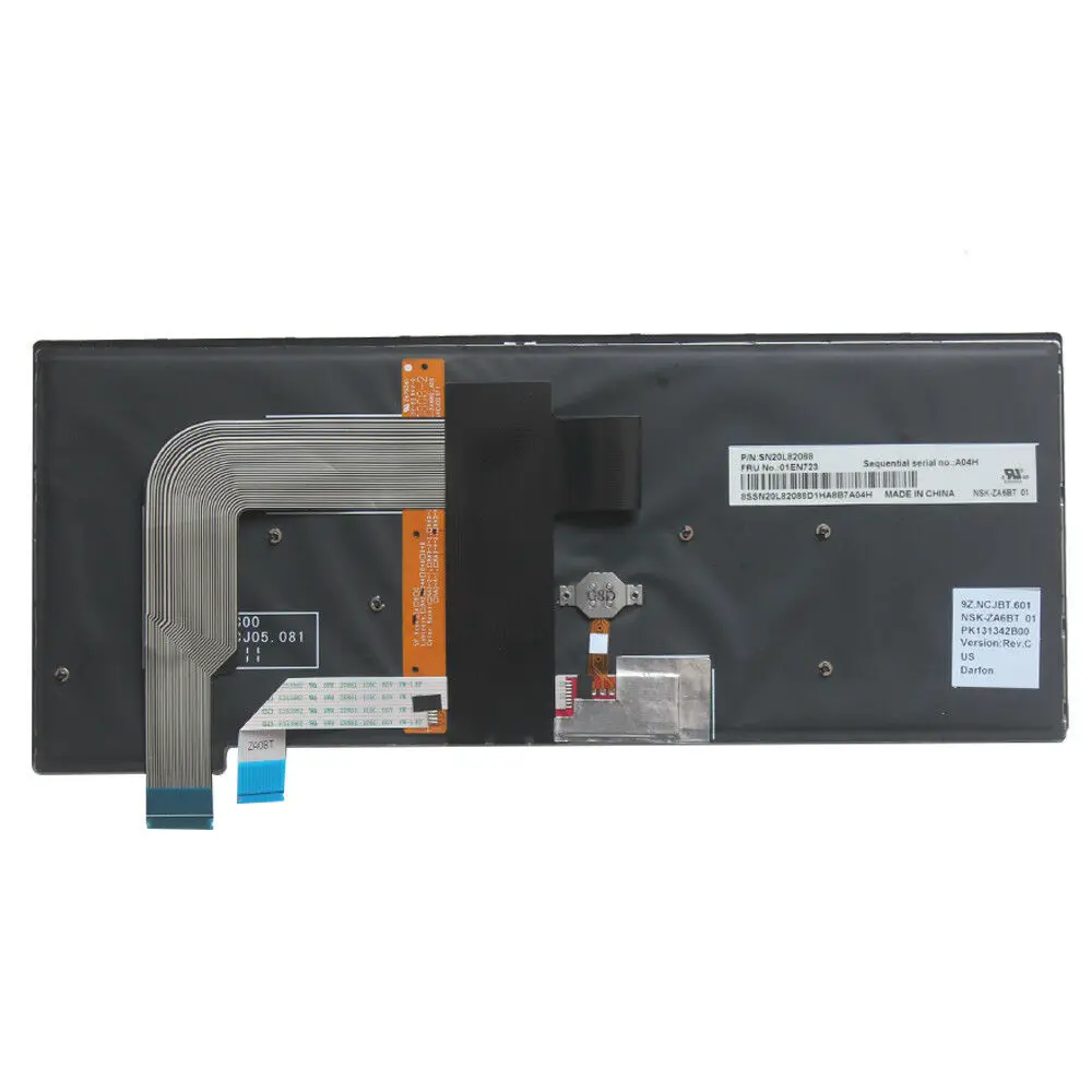 Новая клавиатура с английской подсветкой для ноутбука Lenovo Thinkpad 13 T460s T470s S2 2-я