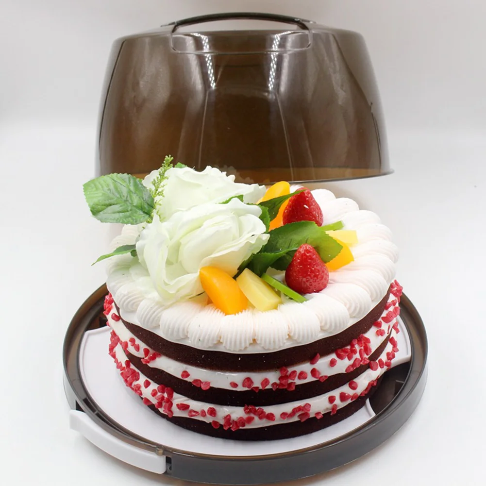 Набора круглых прозрачных ленточек чизкейк контейнеров упаковочная коробка