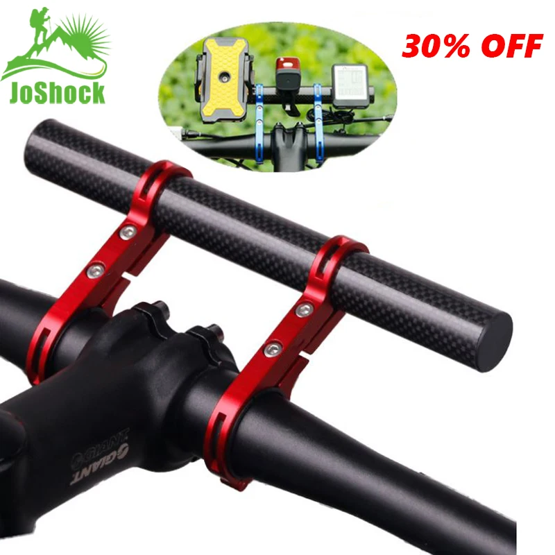 

JoShock Bicycle Handlebar Extended 10-20cm Bracket Bike Headlight Holder Lantern Lamp Support Aluminum Alloy Carbon Fiber Stand