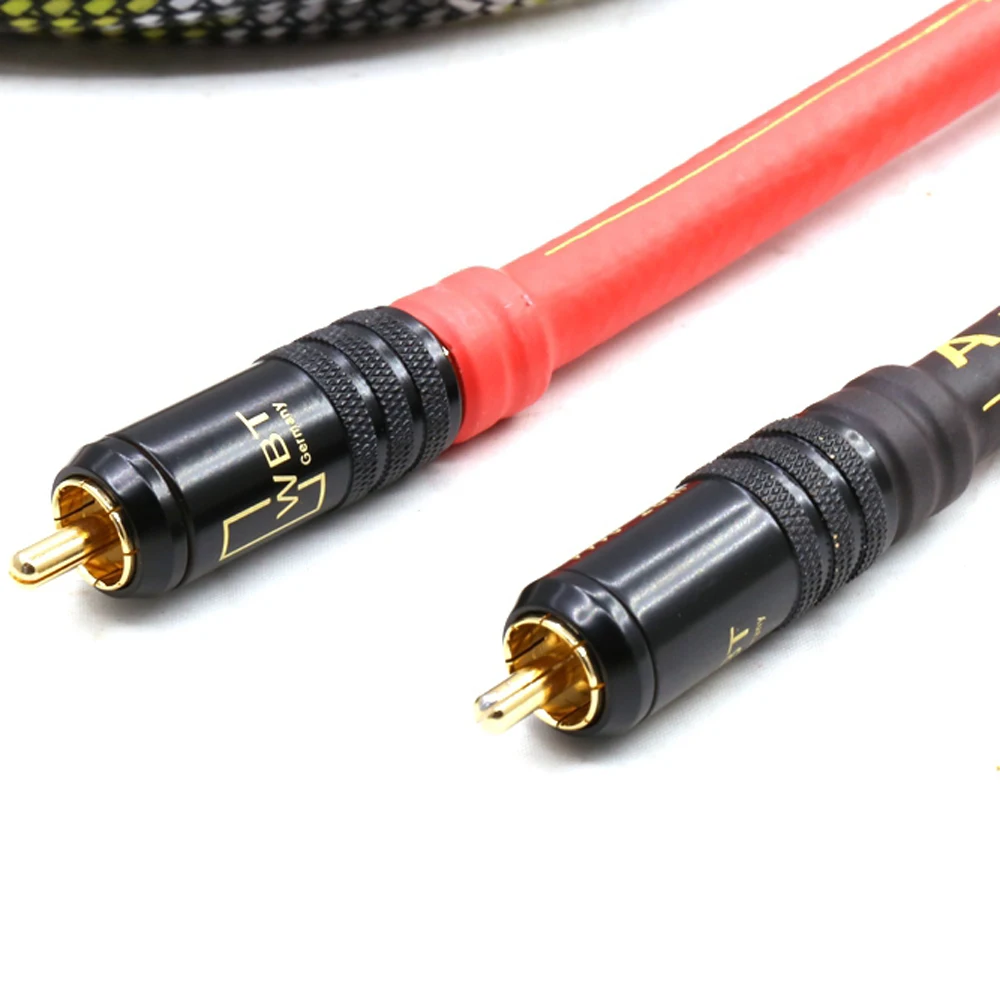 SQ 88B G5 5N из бескислородной меди с серебряным покрытием аудио кабель RCA