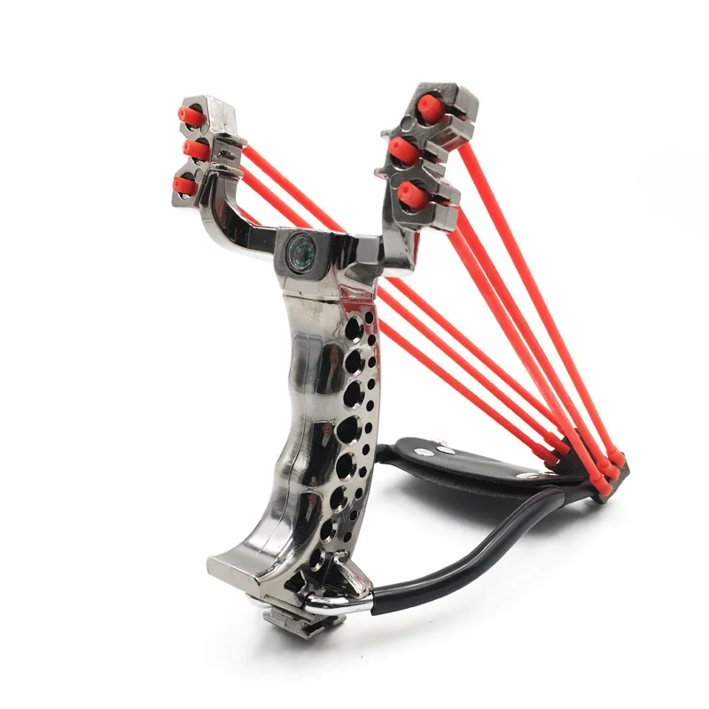Boy toys Big Power New Slingshot Outdoor Hunting Using a Foldable With Wrist Rest Rubber Band Catapult | Игрушки и хобби