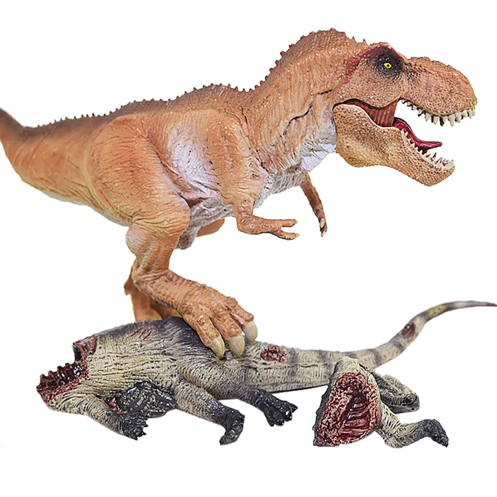 

Dinosaur Model Tyrannosaurus Rex Dinosaur Action Figure With Base Animal Model Toy Collector Figure Brinquedo Educational toy