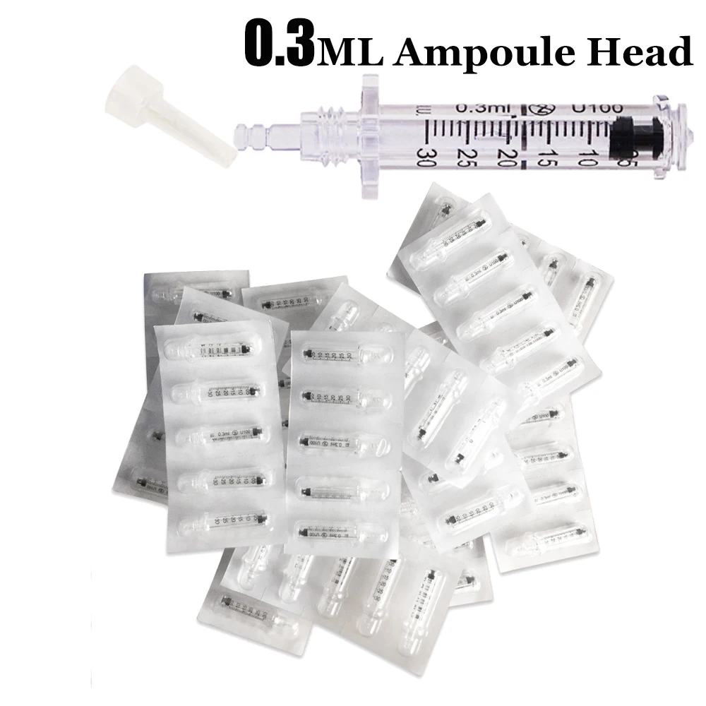 Одноразовая Стерильная ампульная головка 0 3 мл для гиалуроновой ручки