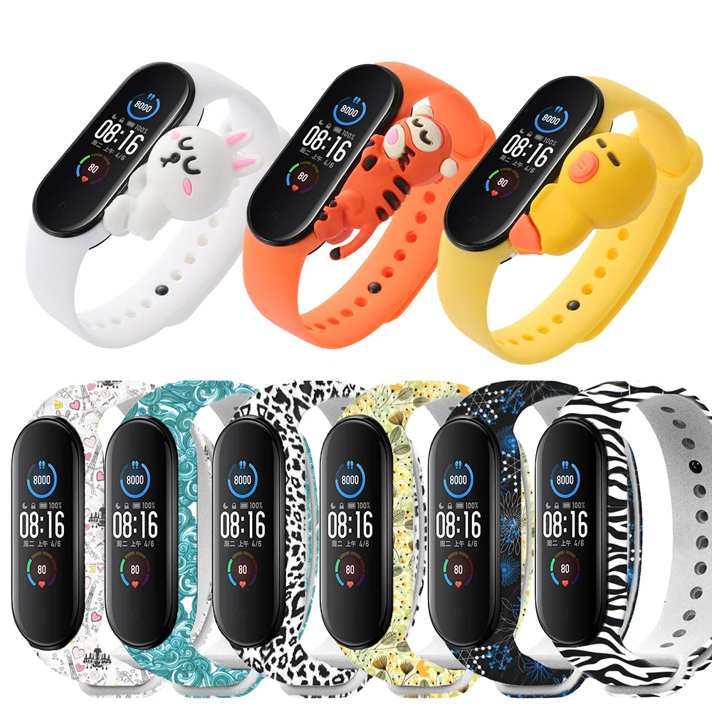 Ремешок для смарт-часов Xiaomi Mi Band 3 4 5 M3 M5 Plus | Наручные часы