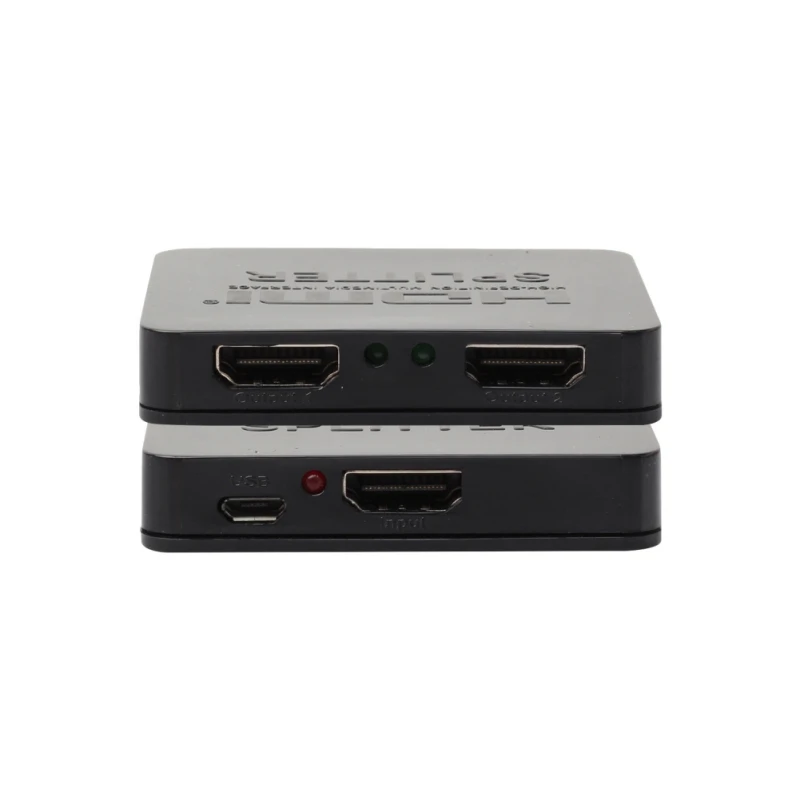 1080P 1 вход 2 выхода HDMI сплиттер 2 пути переключатель коробка подставка для концентратора FULL 4K HD 3D