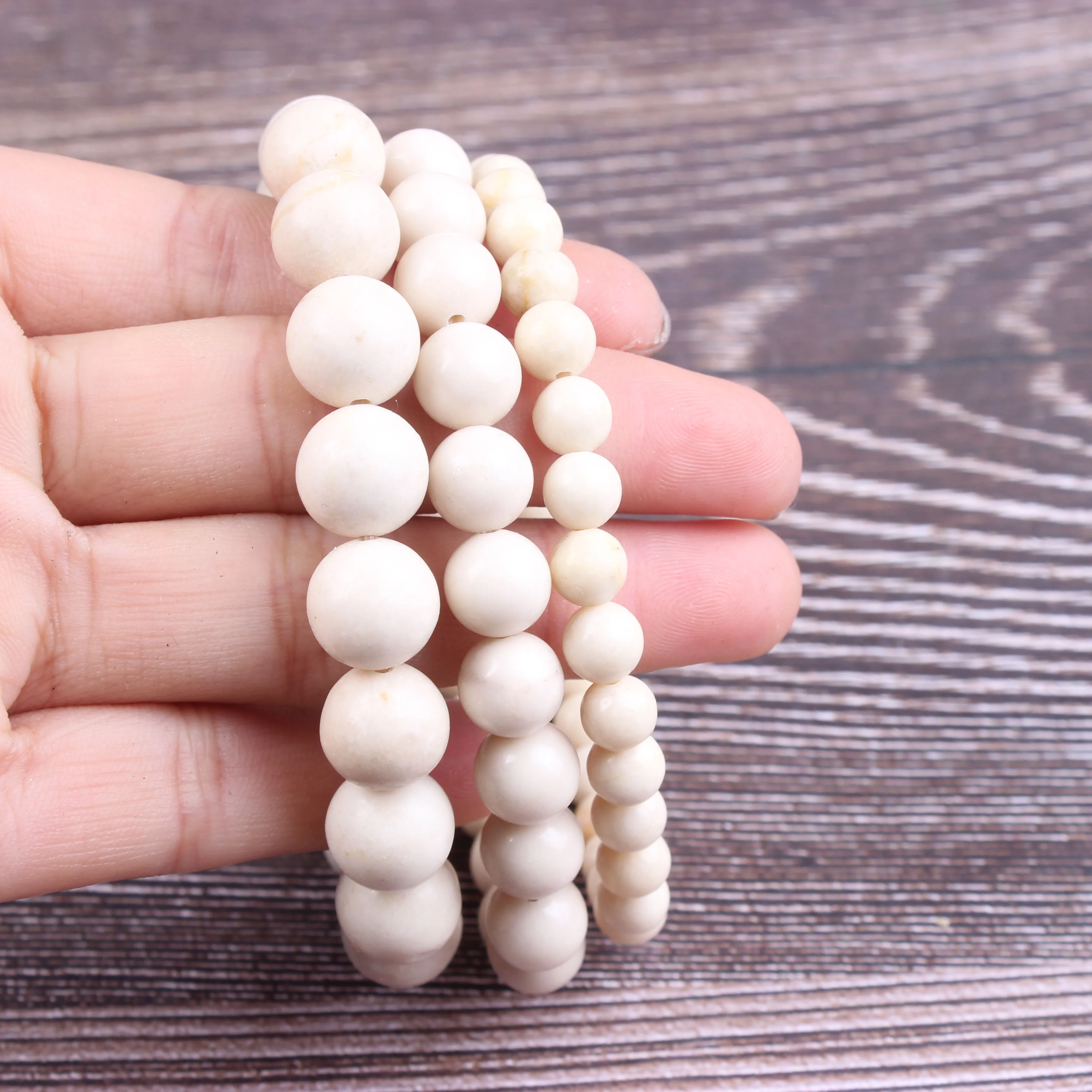

Fashion jewelry 6 / 8 / 10mm miscellaneous stone bracelet natural jewelry beads are suitable for men's and women's accessories