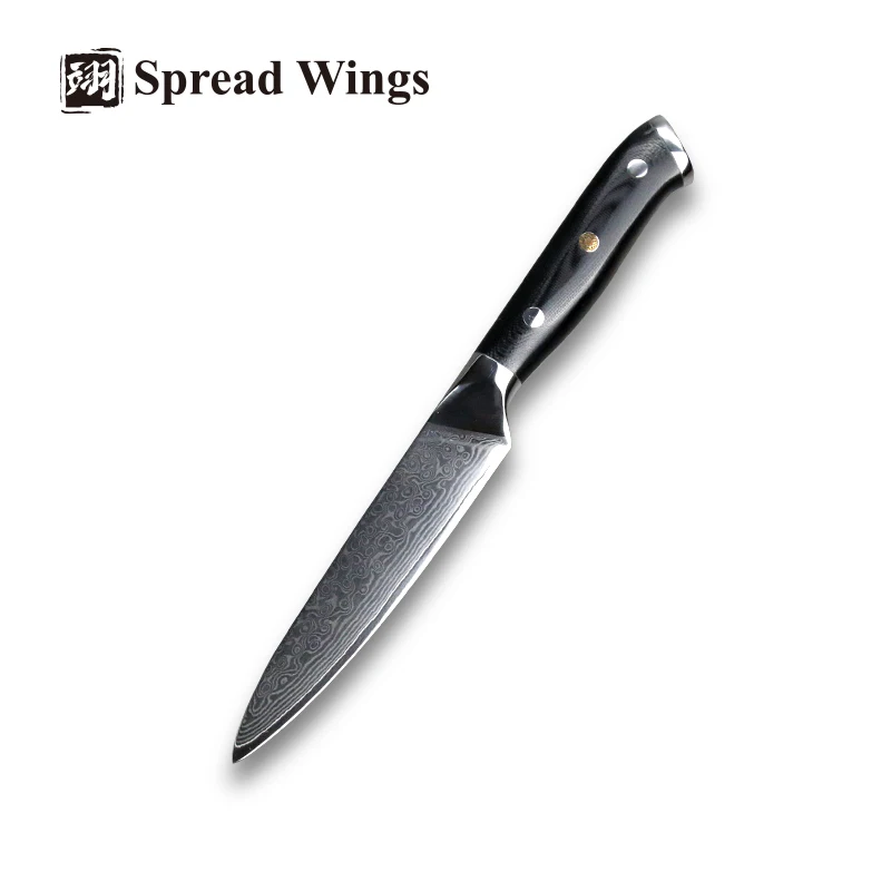 Набор кухонных ножей 6 шт. 67 слоев японская Дамасская нержавеющая сталь 8 дюймов