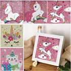 5D алмазная живопись, искусство для детей, милый маленький и простой набор алмазной живописи, алмазная вышивка с драгоценными камнями для девочек и мальчиков, художественные изделия для начинающих