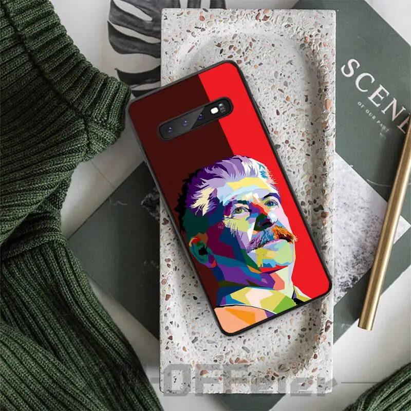 Роскошный брендовый чехол TK ELEVENV с русским сталином СССР чехлы для samsung galaxy S8 S9 S10e