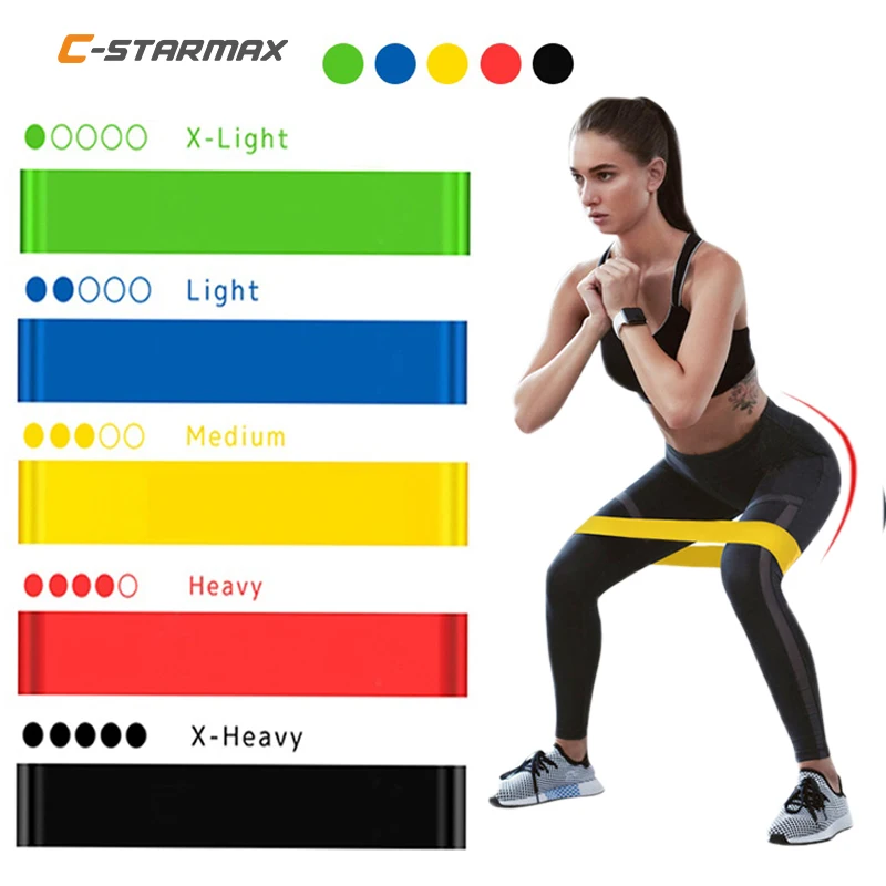 

Yoga Resistance Rubber Bands For Fitness 5 Level Workout Elastic Bands Expander Pilates Sports Training Crossfit Gym Equipment