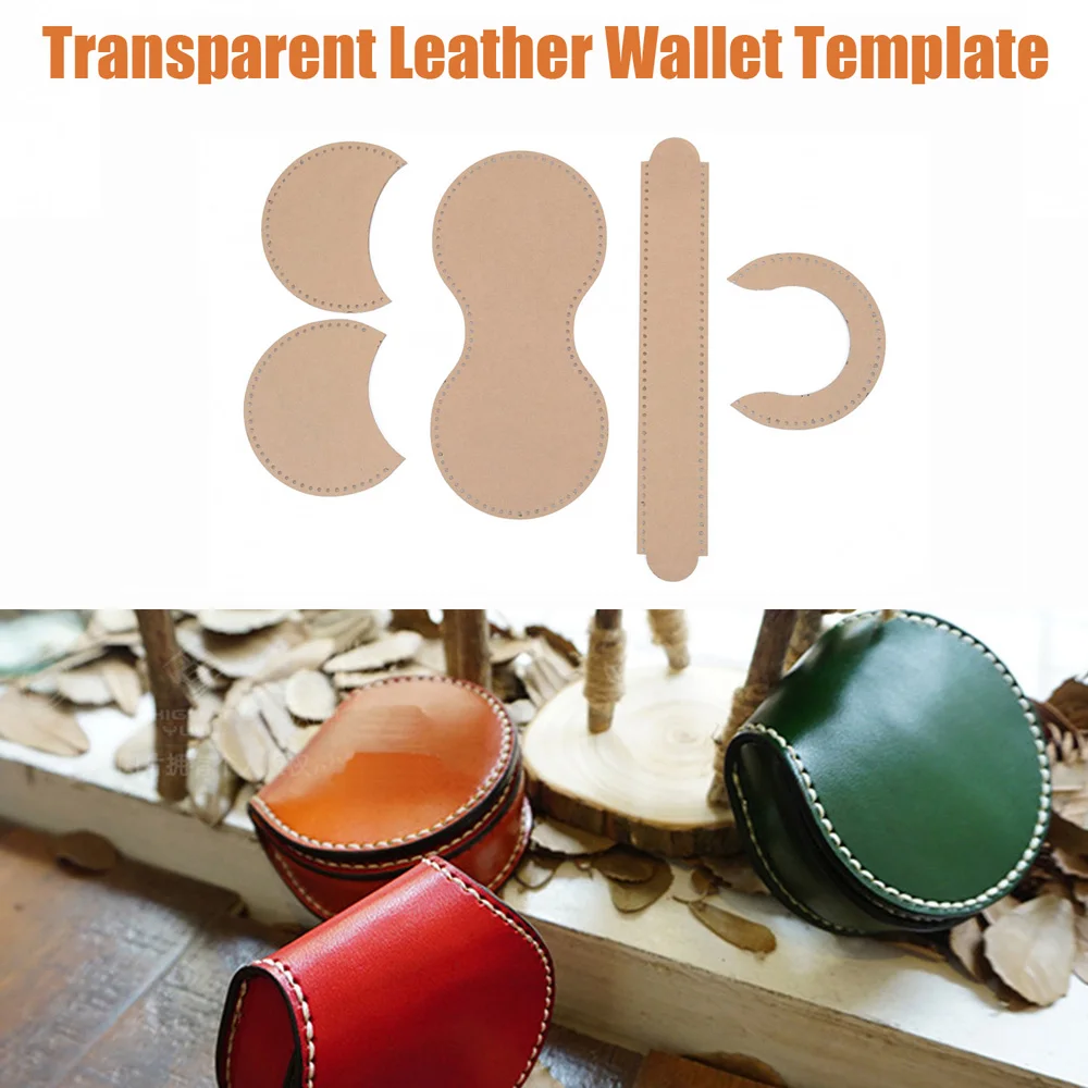 Акриловые Edition прозрачный кожаный чехол-бумажник с ремесло акриловый сумка узор