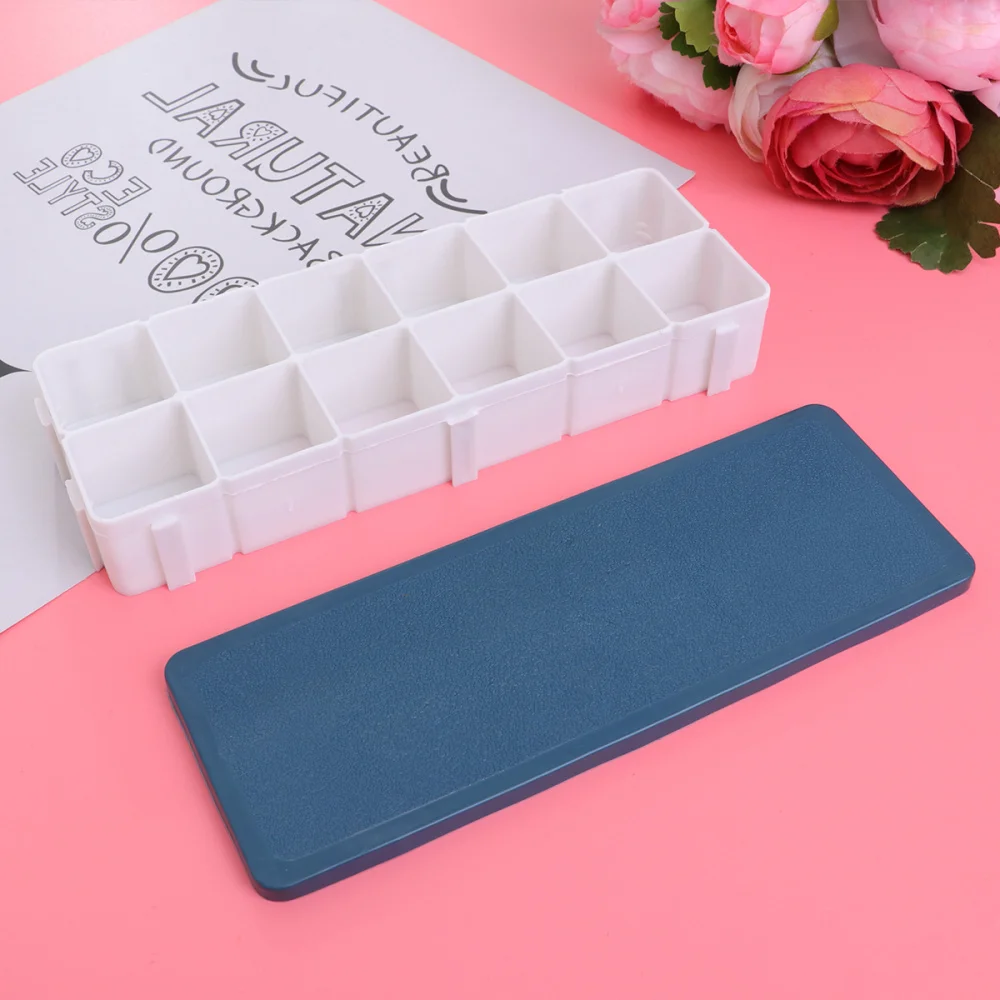 

1Pcs 12 Grids Soft-cover Box Gouache Paint Tray DIY Painting Tool