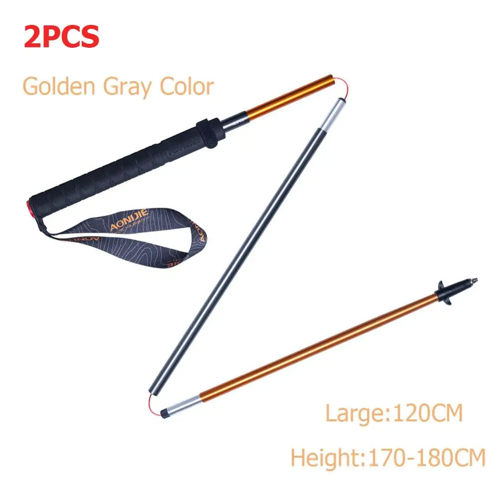 AONIJIE Golden E4201 M Pole Складная Сверхлегкая Быстрая блокировка походные трекинговые