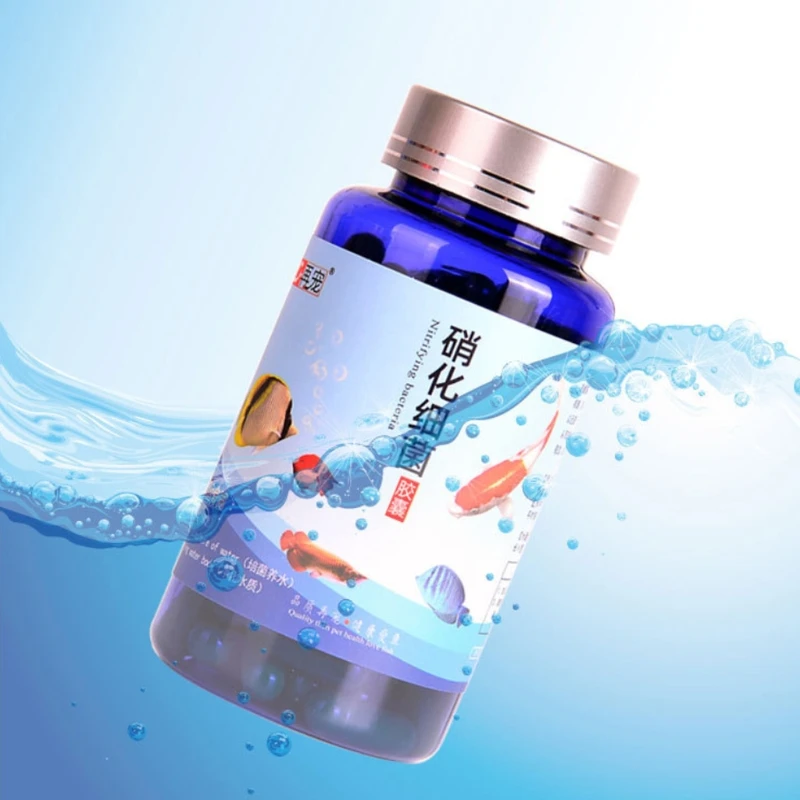 

20/30/50/80/100 Pcs Aquarium Nitrifying Bacteria Concentrated Capsule Fish Tank Pond Cleaning Fresh Water Supplies