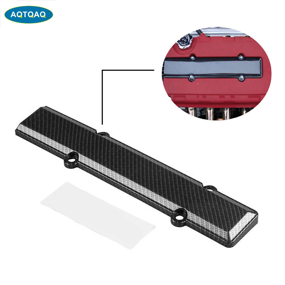 1 комплект ABS крышка свечи зажигания из углеродного волокна двигателя клапана