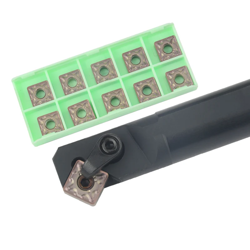 

1pc S20R-MSSNR12 S25S-MSSNR12 Internal Turning Tool Holder SNMG Carbide Inserts Lathe Bar CNC Cutting Tools Set