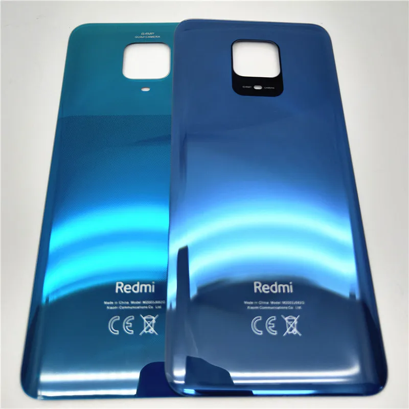 Крышка батарейного отсека для Xiaomi Redmi Note 9S / 9 Pro Max Задняя стеклянная крышка