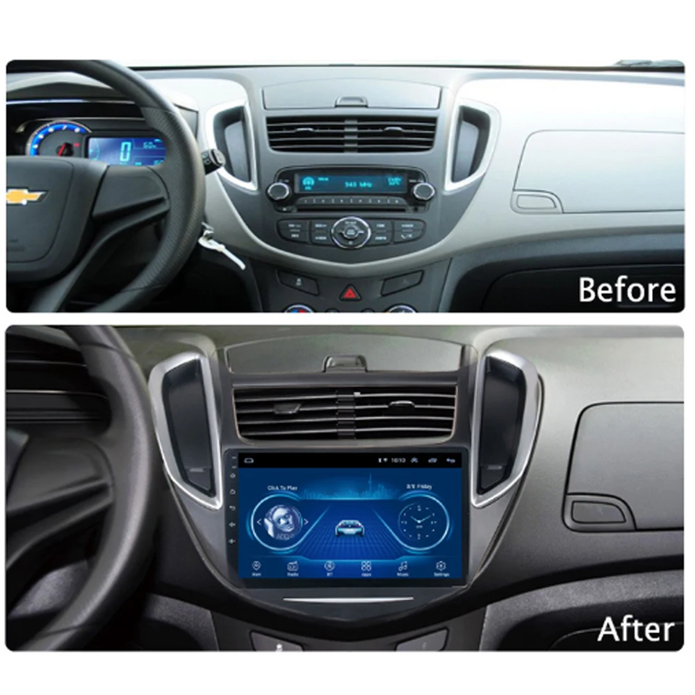 Автомагнитола 2din для Chevrolet Trax Tracker мультимедийный проигрыватель на Android 2014 с