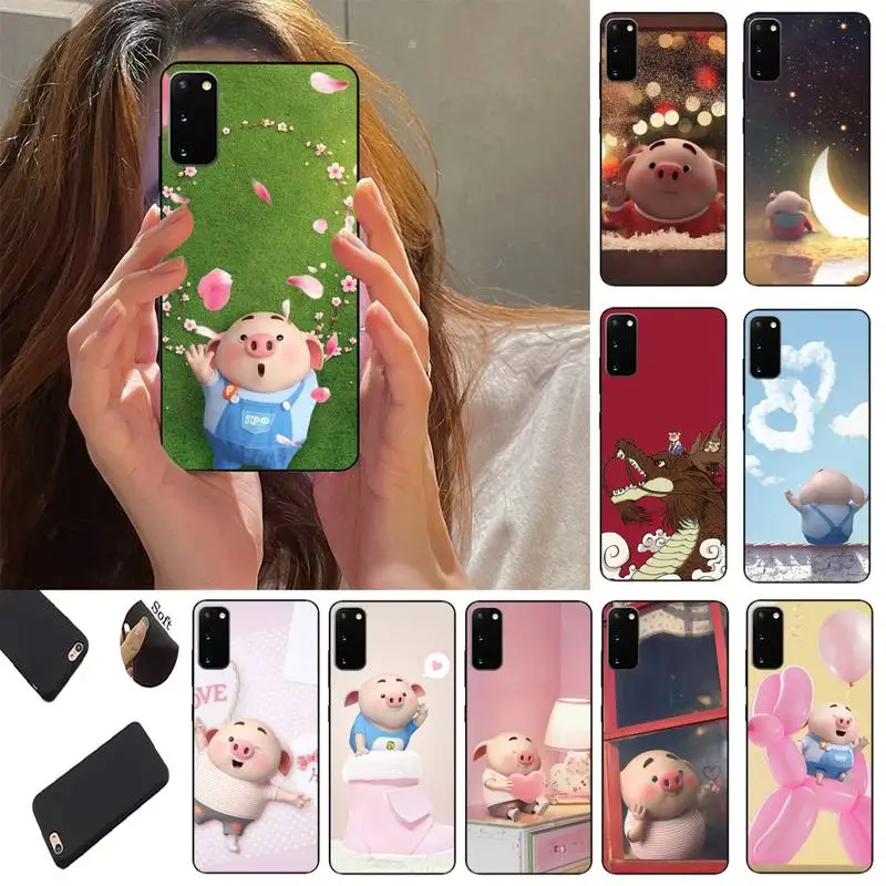 

Funny Cartoon Pig Phone Case Fundas Shell Cover For Xiaomi 8 9 Note10 For Redmi 8 9T Note9 4G