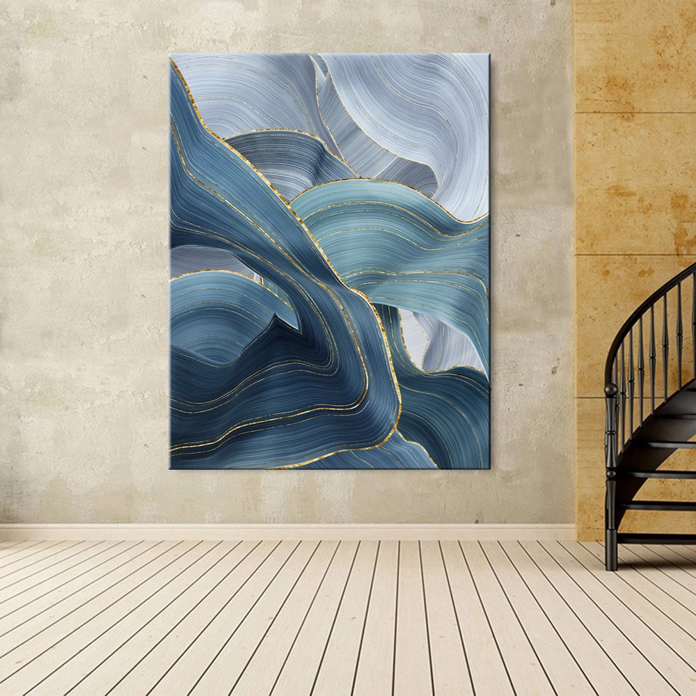 Современная Простота абстрактные картины на холсте модульная фотографии для