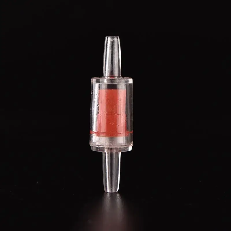 

2 PCS Plastic One Way Non-Return Check Valve Aquarium Co2 System Aquarium Air Pump Red Water Tools Wholesale
