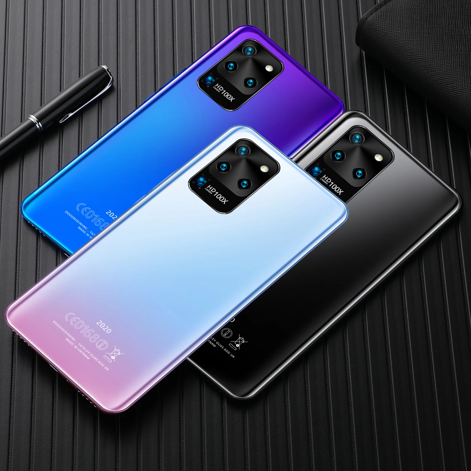 

New 7.5inch Galax S20U Network Snapdragon 855 Smartphone 4 Cameras 12GB RAM 512GB ROM Deca Core Global Version With Phone Case