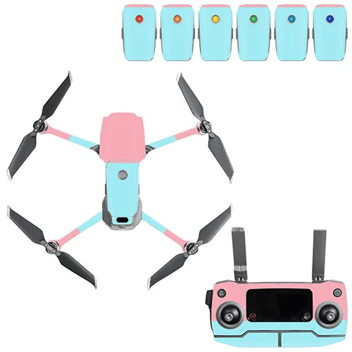 Граффити наклейка Skins Комплект для DJI Mavic 2 Drone Body sticker пустынный камуфляж наклейки аксессуары для кожи Mavic 2 PRO/Zoom