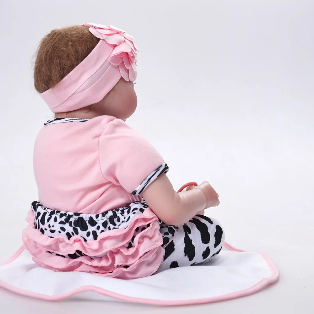 55 см тканевая силиконовая кукла Bebe Reborn Menino Реалистичная для новорожденного