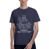 see you in valhalla female viking warrior men funny tees short sleeve round neck t shirt 100 cotton summer clothing