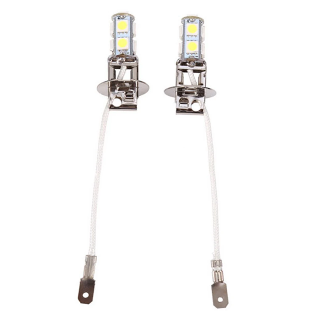 2 Шт Автомобильные передние противотуманные фары H1/H3 5050 9SMD автомобильные высокие