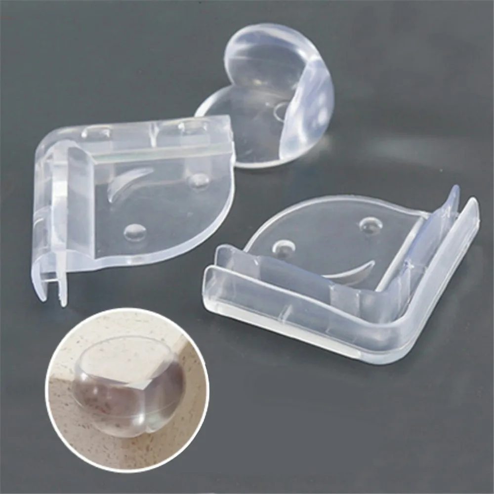 Protecci&oacute;n de esquina de mesa para ni&ntilde;os y beb&eacute;s, protecci&oacute;n de esquinas de PVC transparente anticolisi&oacute;n, 50/80/100 piezas, venta al por mayor-0
