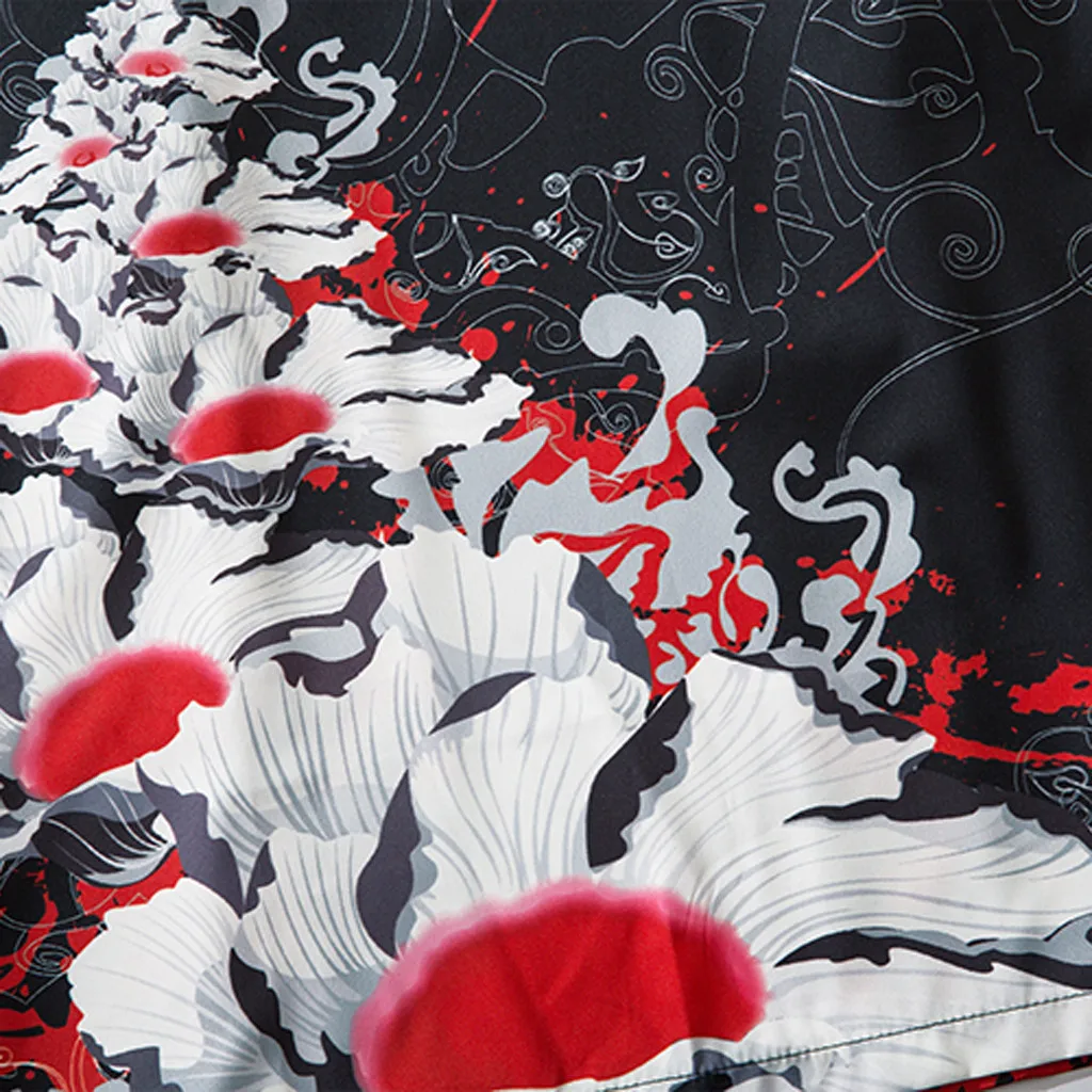 Летнее японское кимоно с рукавами Five Point мужская и женская накидка куртка топ