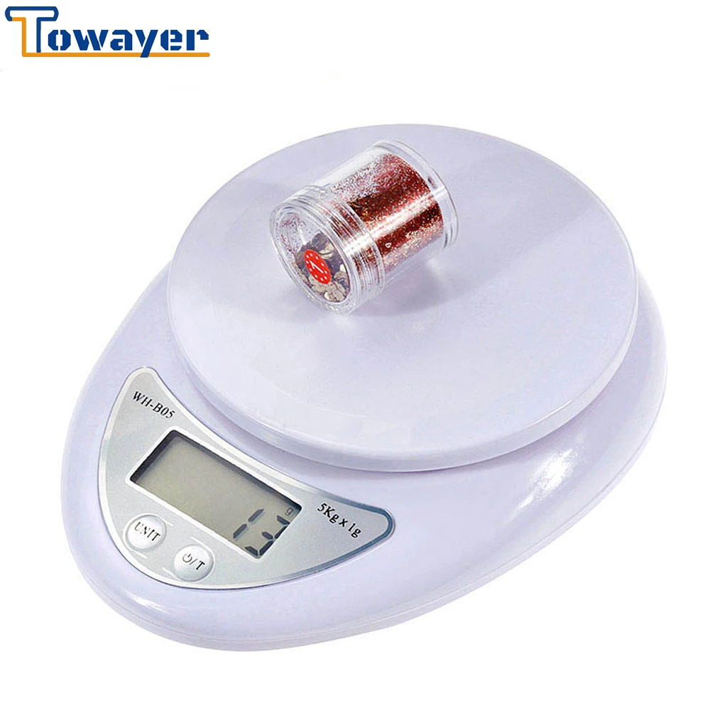 Towayer принимает массу весом до 5 кг/1 г 1 кг/0 1g Портативный цифровые весы