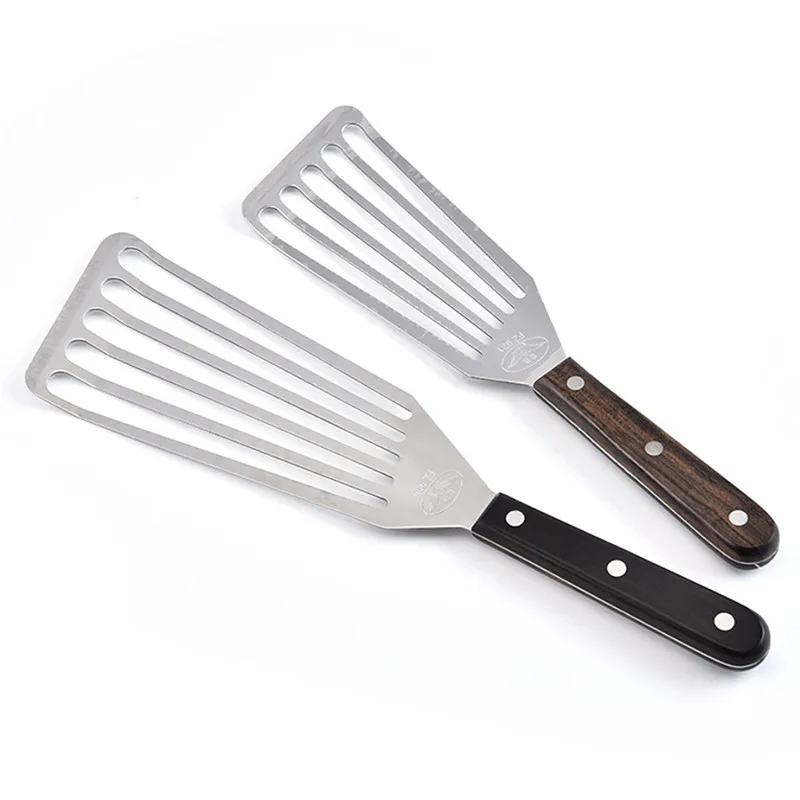 

Stainless Steel Slotted Turner Kitchen Cooking Tools Spatula Fried Shovel Egg Fish Frying Pan Turners Cooking Utensils