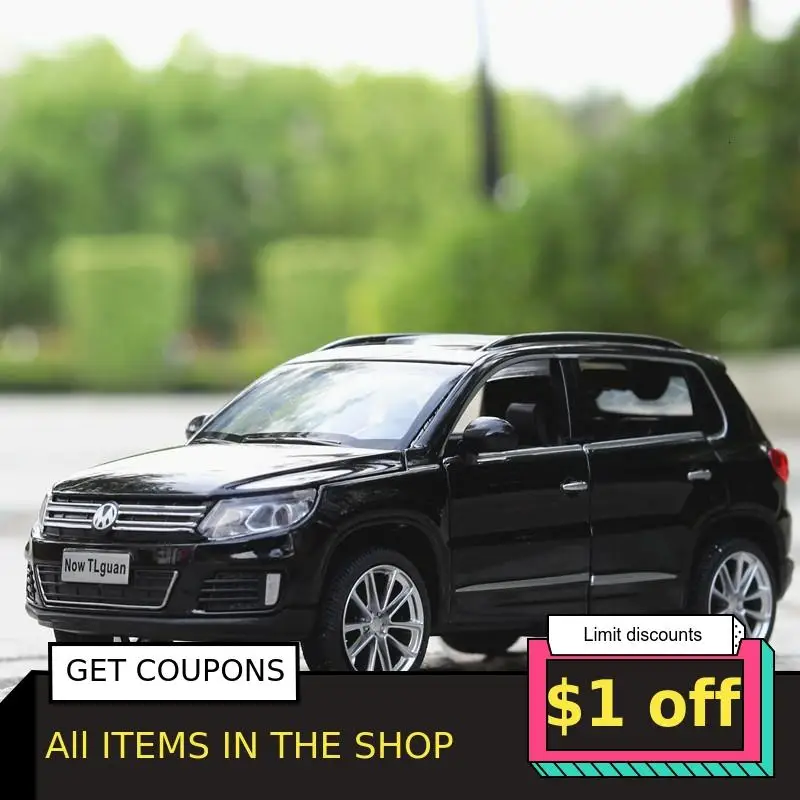 1/32 немецкий сплав Volkswagen Роскошная литая модель автомобиля Металл Шесть Дверей