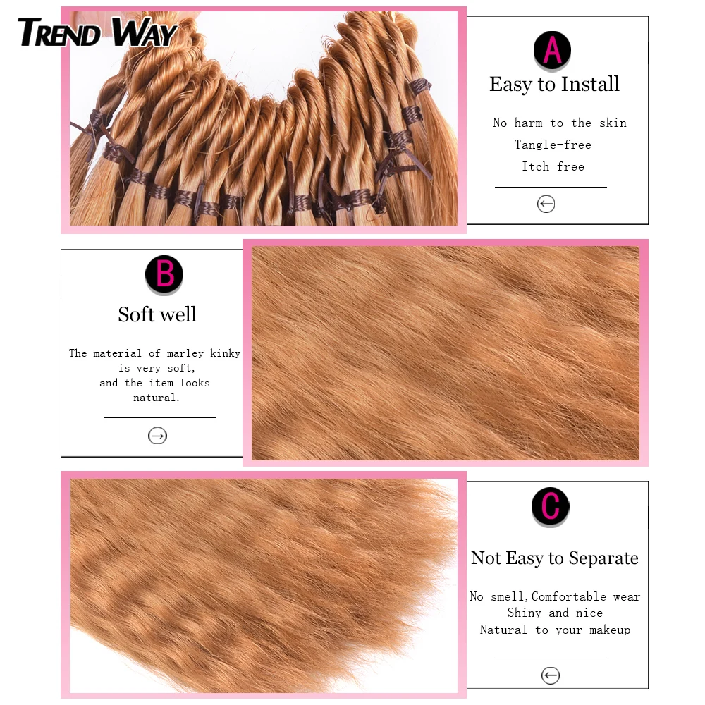 22 дюйма 3X влажные волнистые объемные вязаные синтетические косички волосы на