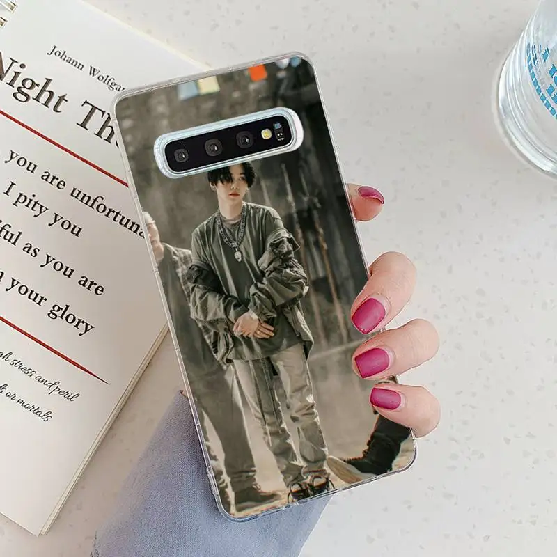 

Agust D suga Phone Case Transparent for Samsung A71 S9 10 20 HUAWEI p30 40 honor 10i 8x xiaomi note 8 Pro 10t 11