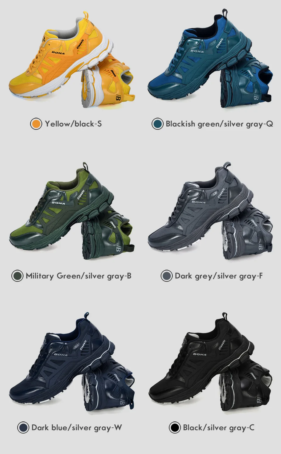 BONA/Новинка года; дизайнерская мужская обувь для бега; zapatillas hombre Deportiva; высокие мужские кроссовки для бега; прогулочная обувь