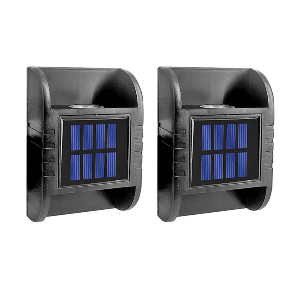 

Светодиодный настенный уличный светильник на солнечной батарее, водонепроницаемый двойной налобный фонарь для балкона, улицы, патио, виллы...