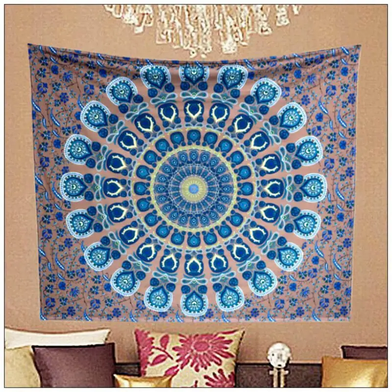 Новый Гобелен Мандала Zen настенная пляжная вешалка для полотенец хлопок домашний