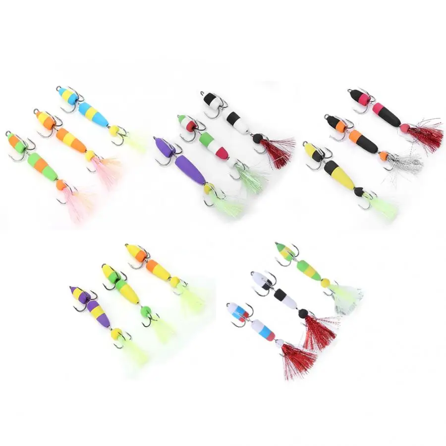 Комплект из 3 предметов новые рыболовные приманки Swimbait пены Мягкая наживка