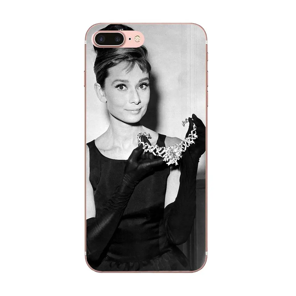 Чехлы TPU для мобильных телефонов Samsung Galaxy Note 5 8 9 S3 S4 S5 S6 S7 S8 S9 S10 5G mini Edge Plus Lite Audrey Hepburn Breakfast on.