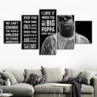 5 шт., настенная Картина на холсте, белая и черная стена, известное изображение гостиной, Современное украшение, картина для спальни, постер для дома и офиса