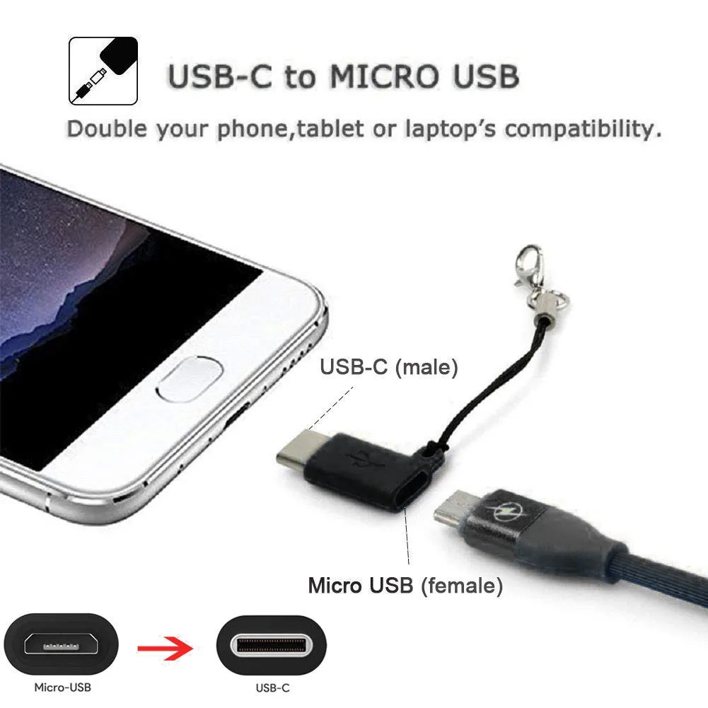 Универсальный Переходник USB 3 1 Type C папа мама Micro F724|Компьютерные кабели и разъемы|