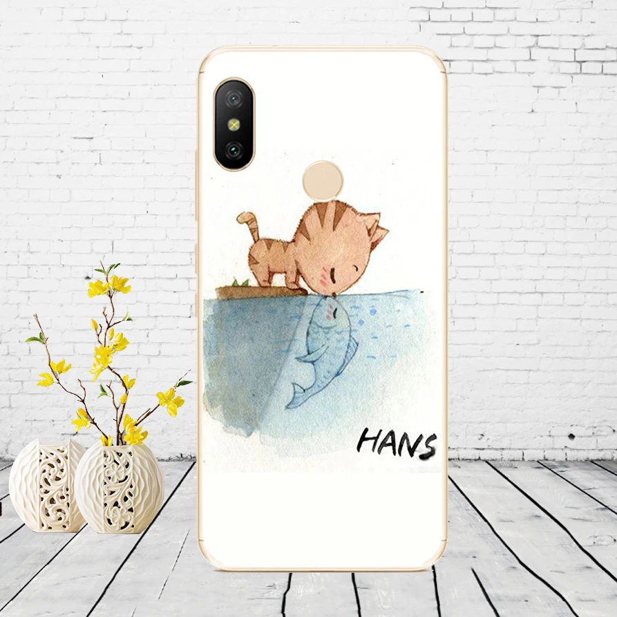 J30 Силиконовый чехол для Xiaomi mi A2 LITE, чехол с полной защитой, мягкая задняя крышка из ТПУ, чехол для телефона s для Xio mi A2 LITE, бампер - Цвет: J30