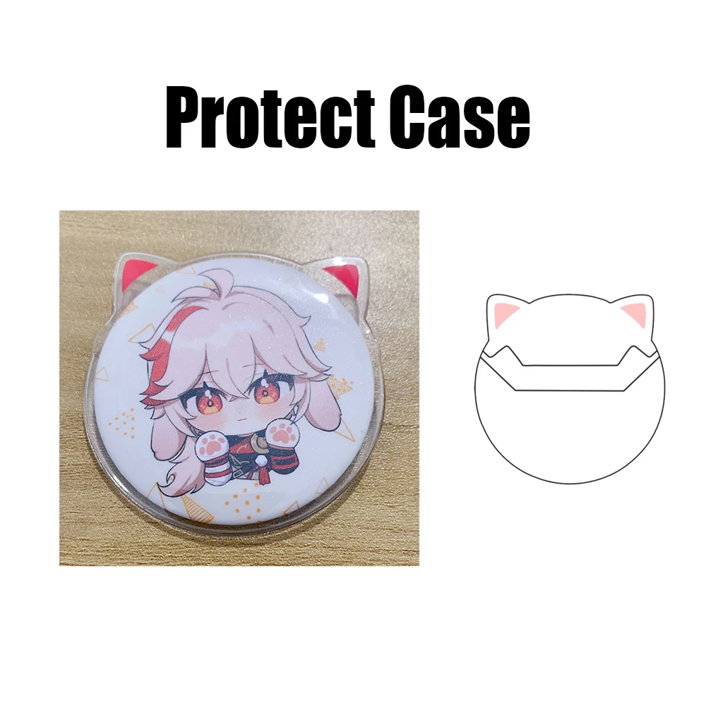 Genshin Impact Shenhe Badge Yae Miko Brooch Pin Cosplay Accessories For Clothes Backpack Decoration Gift Home Decor |
