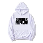 2021 офисные толстовки, свитшоты с надписью Dunder Mifflin, пуловеры с бумажным принтом, свитшоты, мужские и женские толстовки, детская одежда для мальчиков