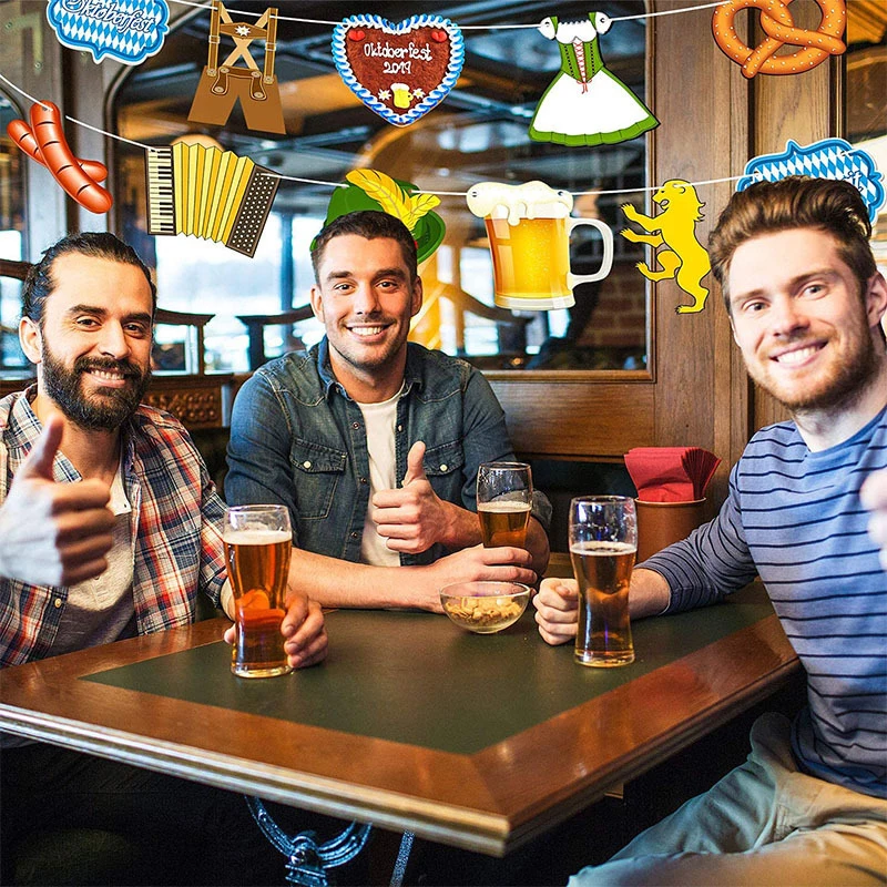 2021 Октоберфест Украшение Немецкий Пивной Флаг Фестиваль Праздничные Атрибуты