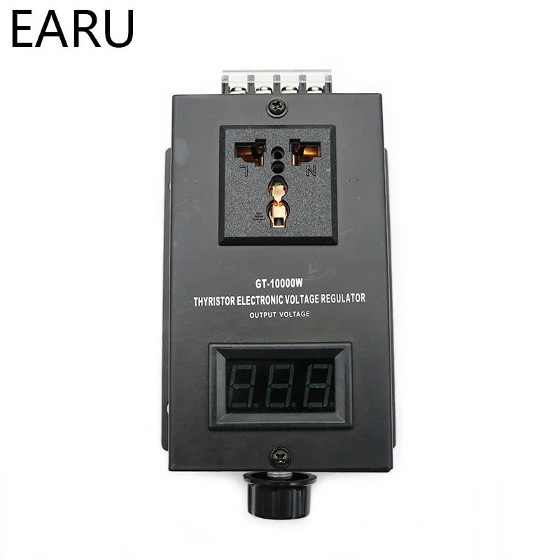 Кремниевый электронный регулятор напряжения SCR 10000 Вт AC0-220V температуры