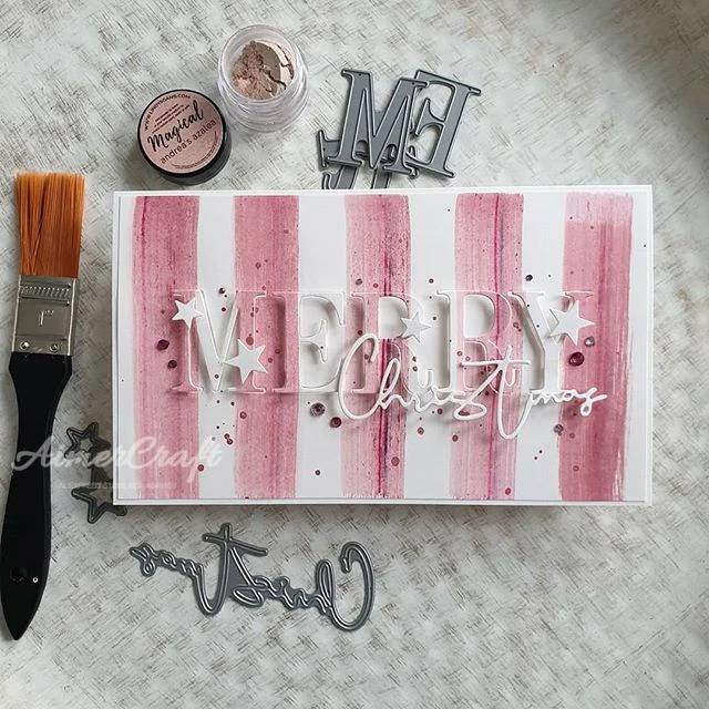 Рождественские металлические режущие штампы трафарет для скрапбукинга сделай